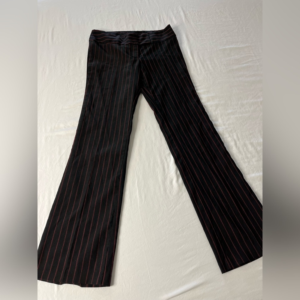 Toy box black and red stripped pants